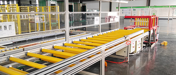 為什么電商倉(cāng)儲(chǔ)輸送分揀線(xiàn)都在用青島優(yōu)耐德動(dòng)力滾筒輸送線(xiàn)？