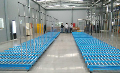 日照三寶汽車無動(dòng)力滾筒輸送線項(xiàng)目